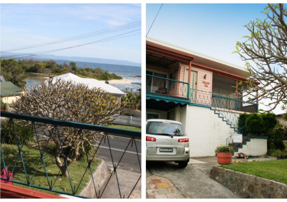 view from the balcony, front of the house